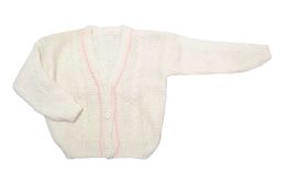 Saco Tejido A Mano Trenza Con Vivos