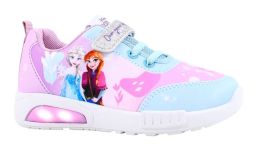 Zapatillas Frozen Velcro - Luz Al Pisar - Luces