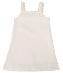 Vestido de Bautismo gasa creep solero