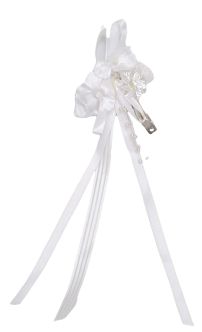 Hebilla flores, lazoy perlas