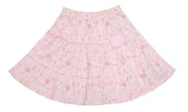 Pollera gabardina Floreada 