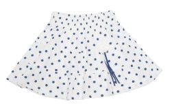 Pollera gabardina con lunares