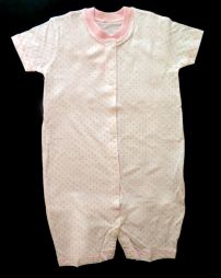 Enterito de bebe estampado manga corta y pierna corta