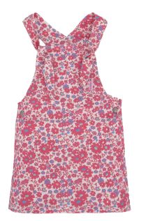 Jumper Garbardina Con Flores Bebe