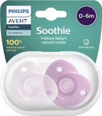 Chupete Soothie Silicona 0-6 Meses BPA FREE x2