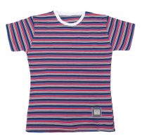 1312 Remera manga corta Rayada