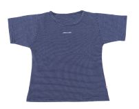 Remera Manga Corta Estampado Rayado