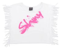 Pupera De Modal Con Flecos Y Estampado 