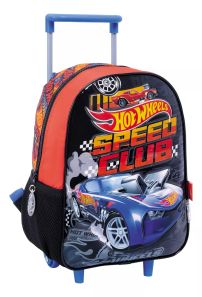 Mochila Con Carro Jardin Hot Wheels - Autos - 30 Cm - 12 Pulgadas