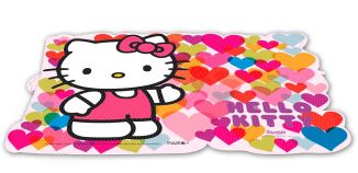 Mantel Individual Holográfico 3D Hello Kitty 