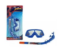 Set de Buceo Snorkel + Mascara de Buceo Infantil Spiderman - Hombre Araña - Antiparras