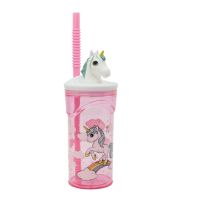 Vaso 360ml Figura 3D Unicornio 