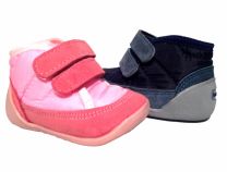 Bota Microfibra Con Velcro