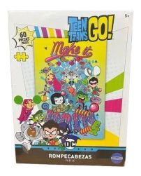 Puzzle Rompecabezas Teen Titans Go! - 60 piezas - Los Jovenes Titanes
