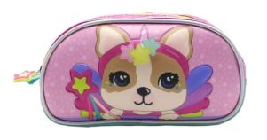 Cartuchera Escolar Mushi Simones 3D - 23x13cm