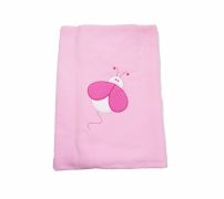 Manta Funcional Polar con Apliques Bordado de Vaquita de San Antonio