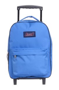 Mochila Con Carro Lisa Con Bolsillo Frontal