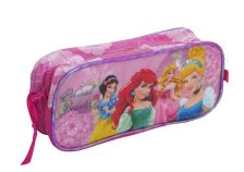  Cartuchera Canopla de 1 cierre con estampado en relieve de Princesas 