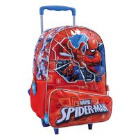 Mochila Con Carro Marvel Spiderman 16 Pulgadas 