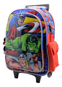 Mochila Con Carro Avengers - Vengadores - Marvel - 16 Pulgadas 