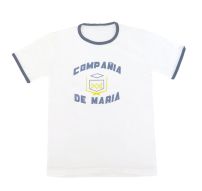 Remera De Pique Colegial Manga Corta Compañia De Maria 