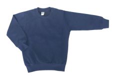 Buzo De Algodon Rustico Colegial Cuello Redondo