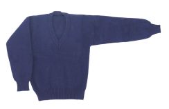 Pullover Sweater Colegial Escote V 