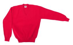 Pullover Sweater Colegial Escote V 