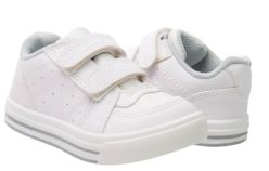 Zapatilla Cuerina Con Velcro