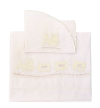 Sábana 3 Piezas Batista Con Bordado  Catre Colecho Moisés 