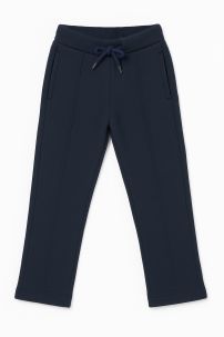 Pantalon chupin de friza con nervadura