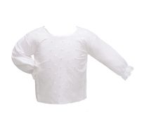 Batita Broderie prendida Atras Manga Larga