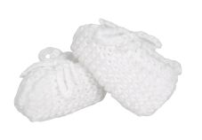 Escarpines Tejido a Mano Santa Clara