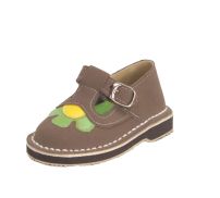 Guillermina Nobuk  Gamuza Sintetico con Hebilla y Flor 