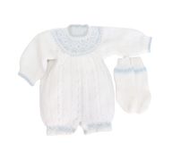 Enterito sin Pie Tejido con Botitas