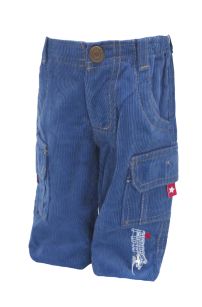 Pantalon de Corderoy con cintura elastizada y bolsillo cargo