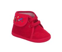 Botita sin Base Corderoy Liso cordon bordada