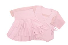 Conjunto Remera Manga Larga y Pollera Seda Fria 