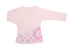 Remera Manga Larga Flores