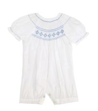 Enteritos Babucha Batista con punto smock bordado