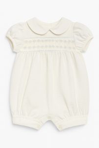 Enteritos Babucha pique con punto smock borado