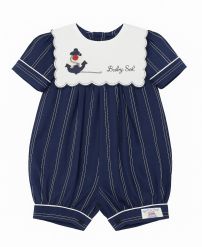 Enteritos Babucha cuello bordado