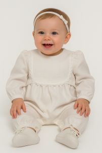 Enteritos Babucha tela mecanica bordada manga larga