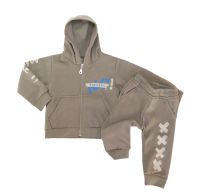 Conjunto De Frisa Campera Y Pantalon Con Puño 