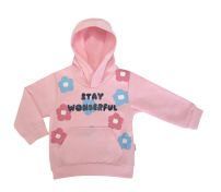 Buzo Frisado Con Capucha Estampado 