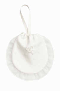 Limosnera De Organza Bordada y Volados- Diseño Variado