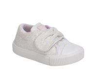 Zapatilla Velcro con moño brillo