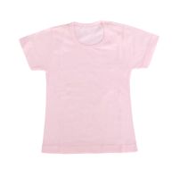 Remera calada lisa manga corta 