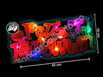 Adorno Puerta Feliz Halloween - Con Luz
