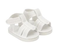 Sandalia Lona Velcro lisa con Base